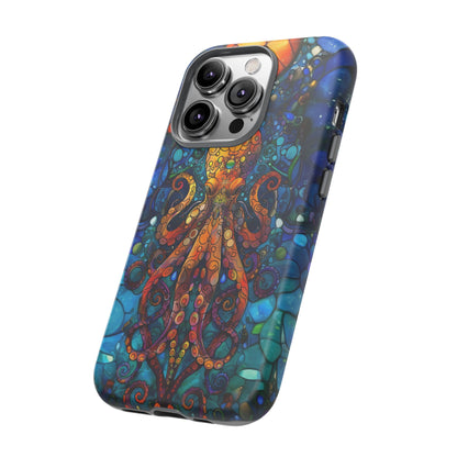 Octopus Stained Glass Undersea Magic Phone Case