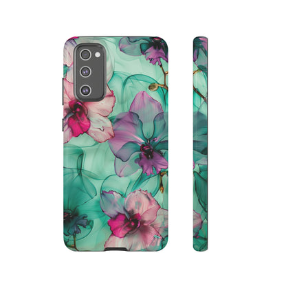 Watercolor Floral Orchids Phone Case