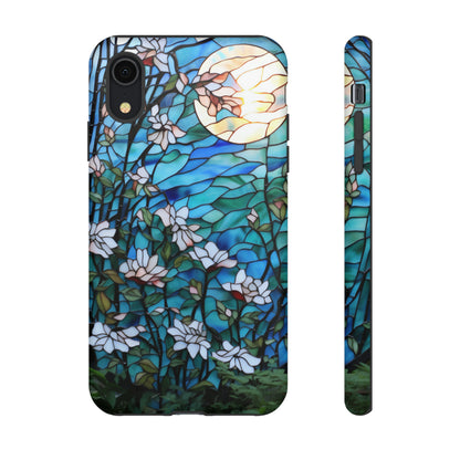 Stained glass floral aesthetic cover for iPhone 13