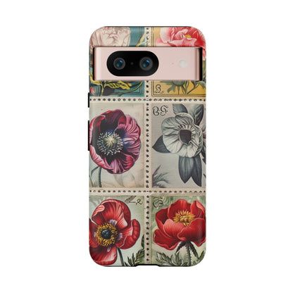 Vintage Floral Stamps Phone Case