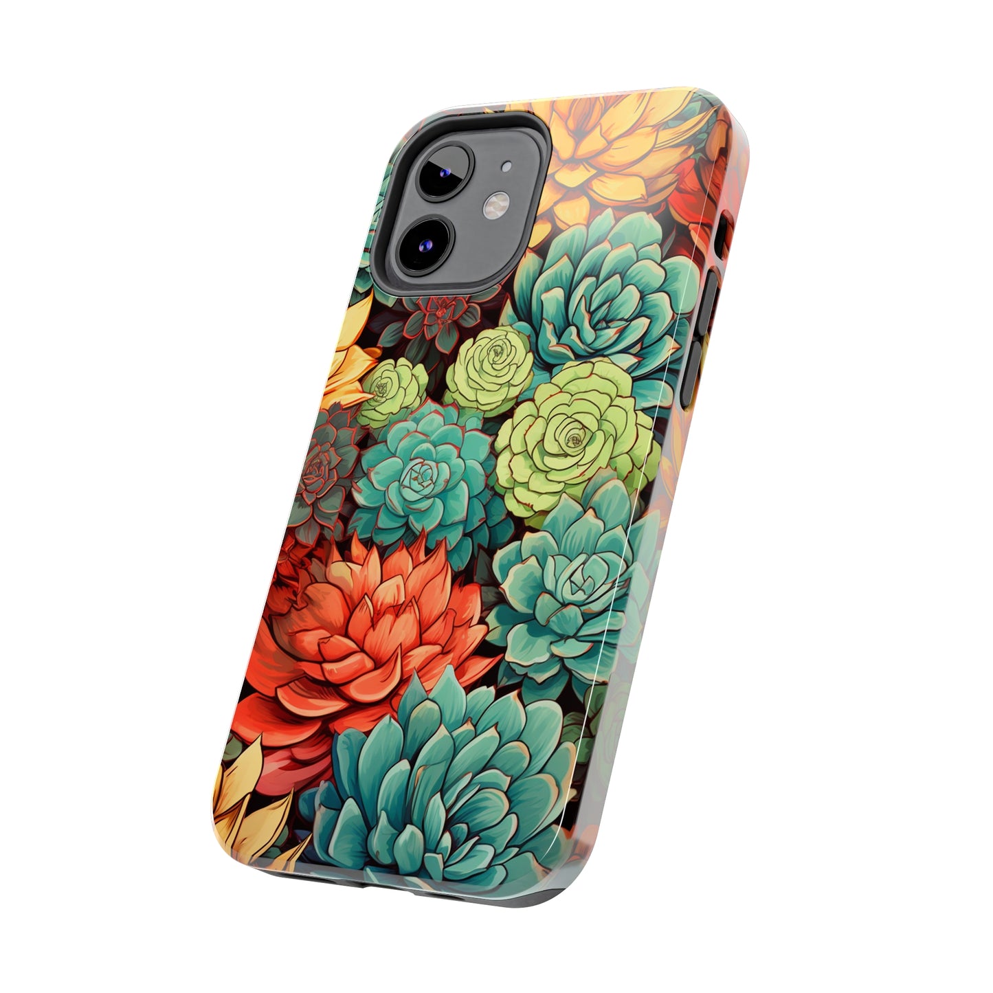 Succulent Desert Cactus Floral iPhone Case | Embrace the Beauty of Arid Elegance