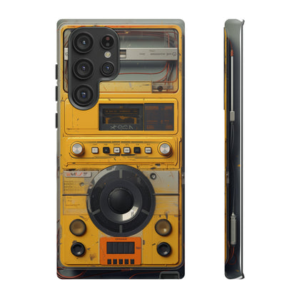 Cyberpunk Techno Gadget Walkman: Premium Phone Tough Case for iPhone, Samsung Galaxy, and Google Pixel