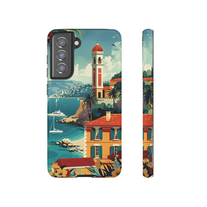 Midcentury French Riviera Landscape Painting Phone Case