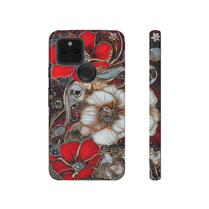 Stained Glass Floral Paisley Explosion Phone Case