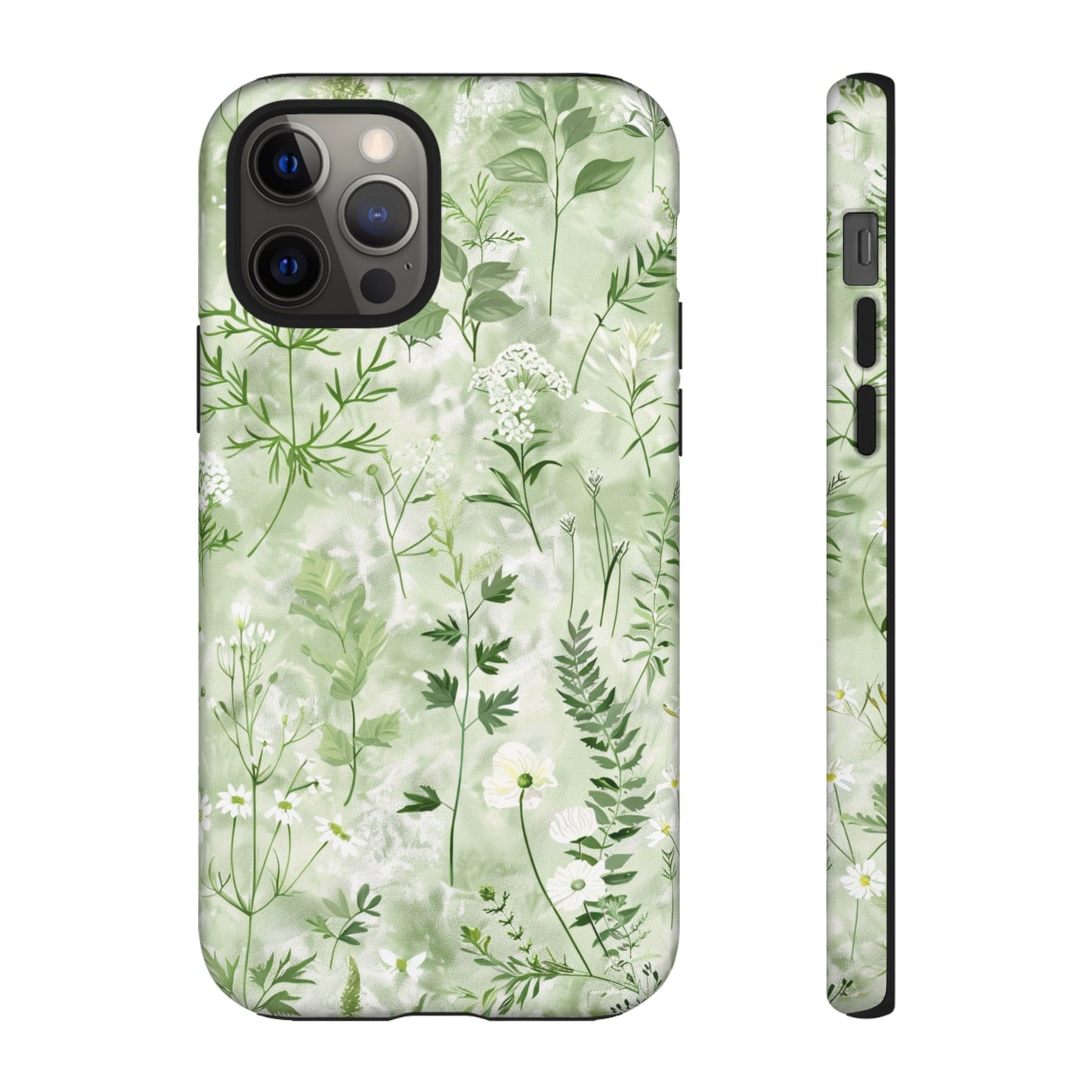 Floral Sage Green Wildflower Phone Case