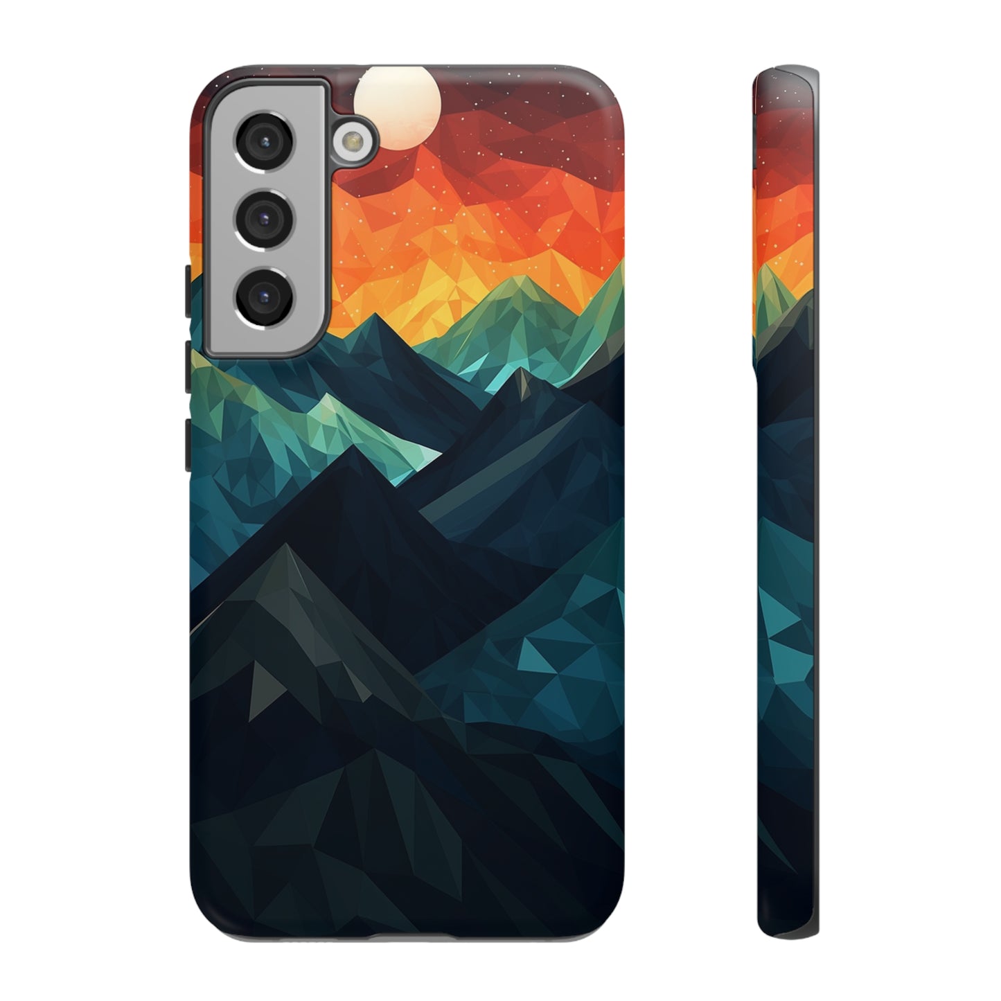 Mountain Abstract Tough Case | Embrace Nature's Beauty with a Durable Phone Case