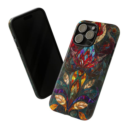 Art Deco Stained Glass floral Phone Case