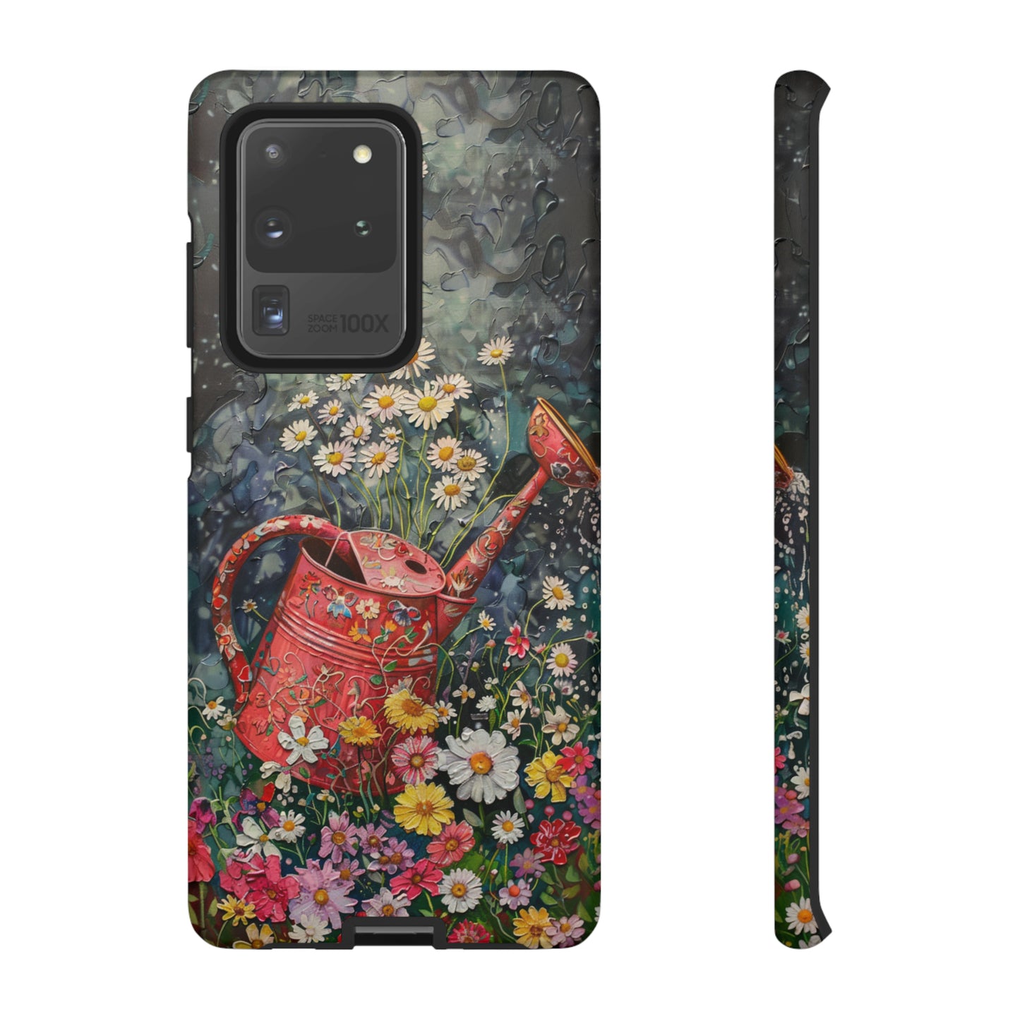 Flowers and Watering Can Floral Oil Painting Phone Case