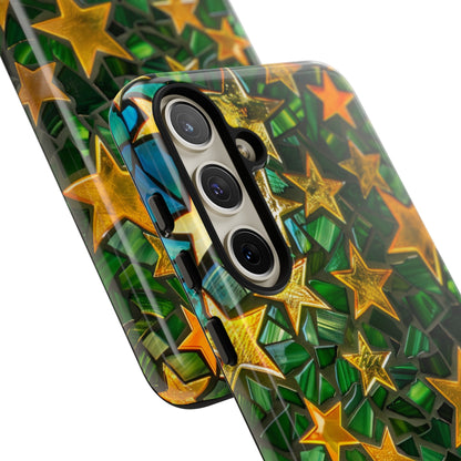 Green Celestial Stained Glass Mosaic Phone Case