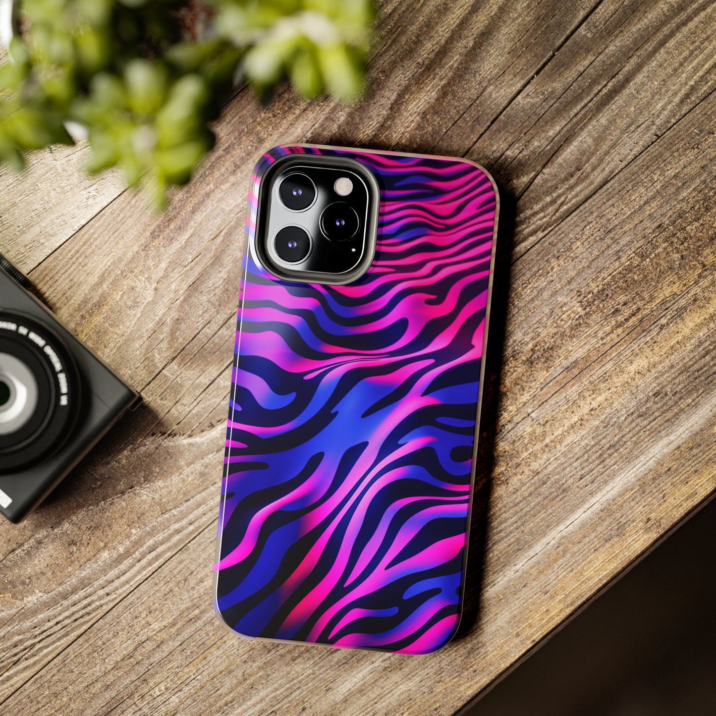 Wild Illusion: Trippy Tiger Stripes Mystique | Dynamic iPhone Case