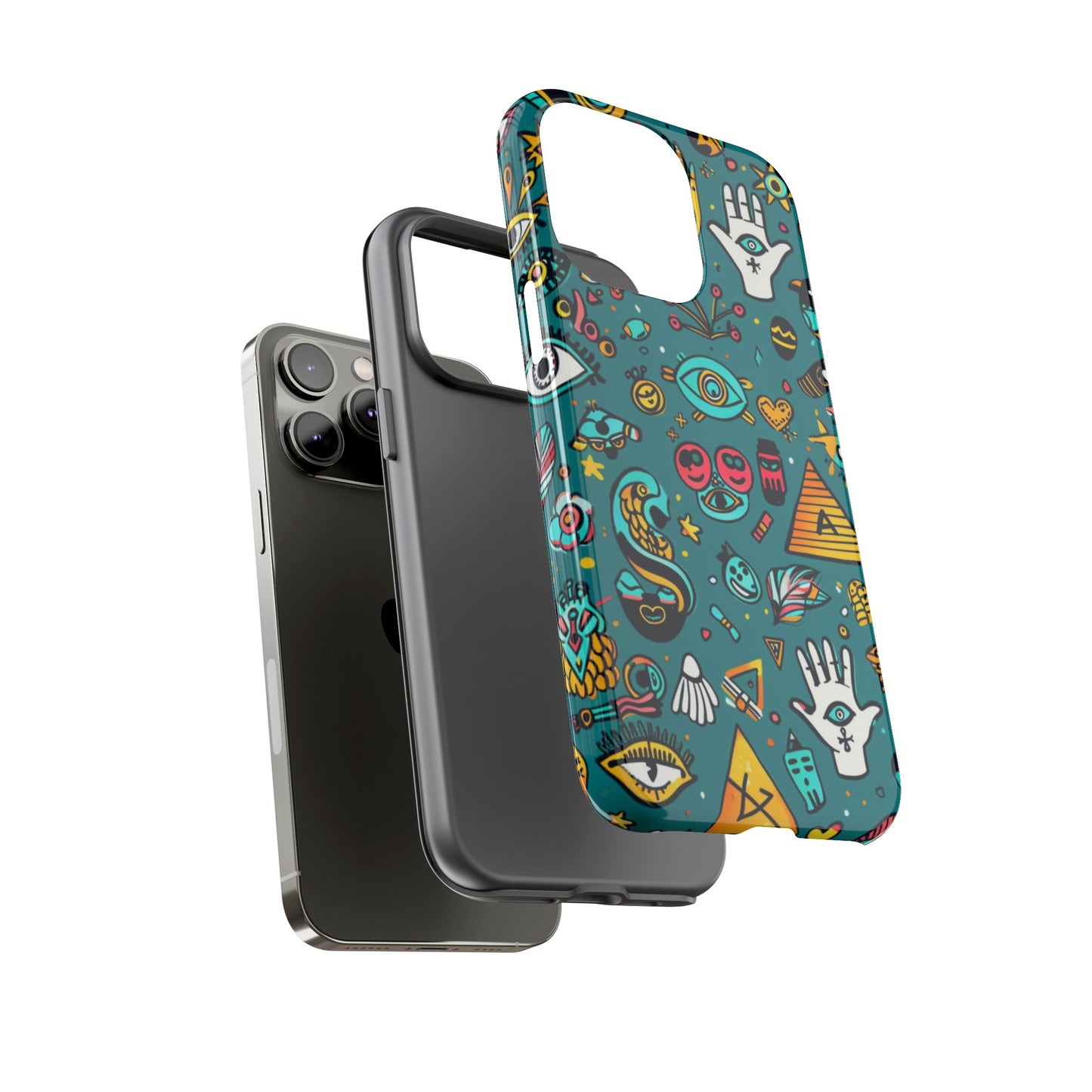 UFOs and Ancient Egypt Talisman Collage Phone Case