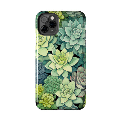 Succulent Desert Cactus Floral iPhone Case | Embrace the Beauty of Arid Elegance