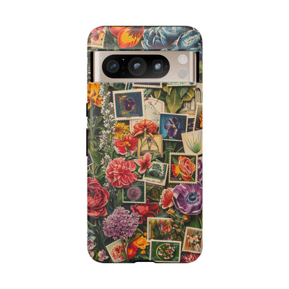 Vintage Floral Stamps Phone Case