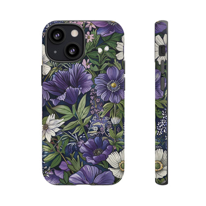 Floral Sage Purple Wildflower Phone Case