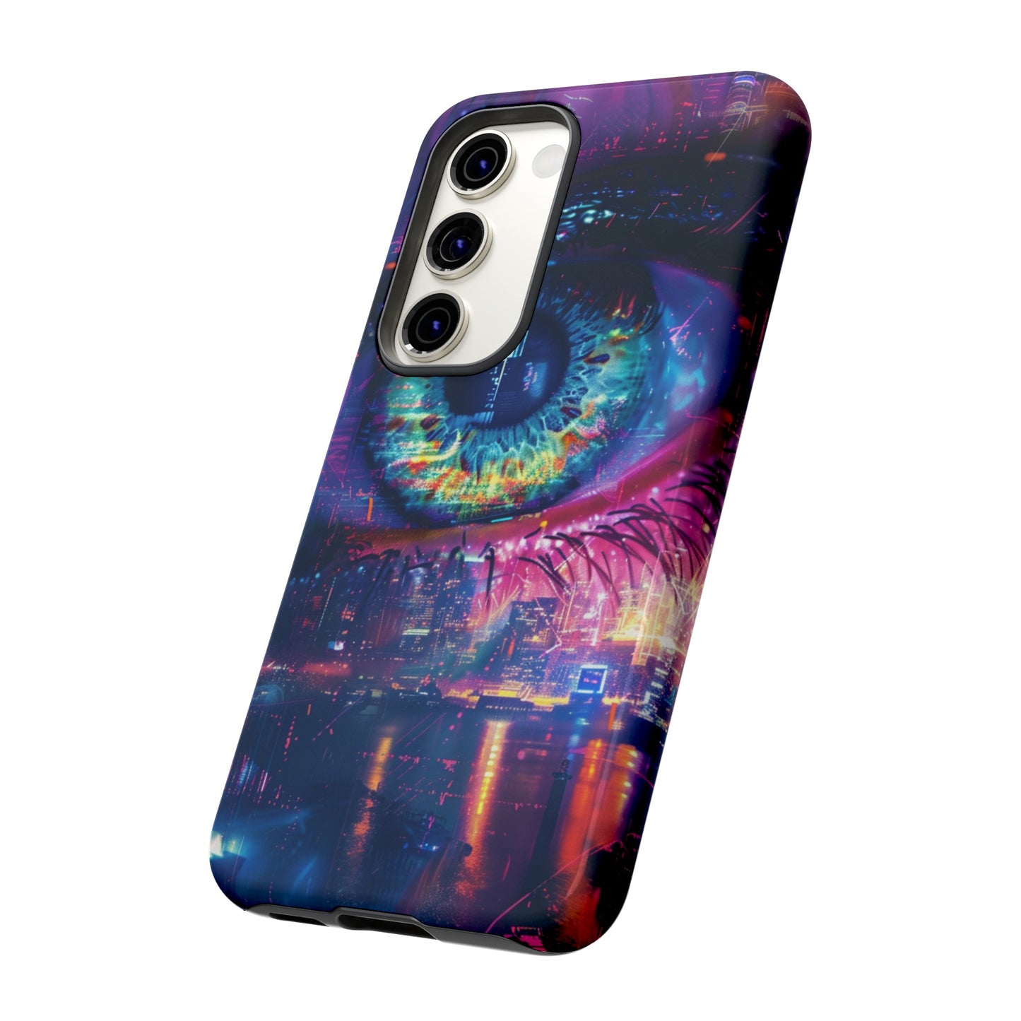 Eye of the Beholder Cyberpunk Art Phone Case