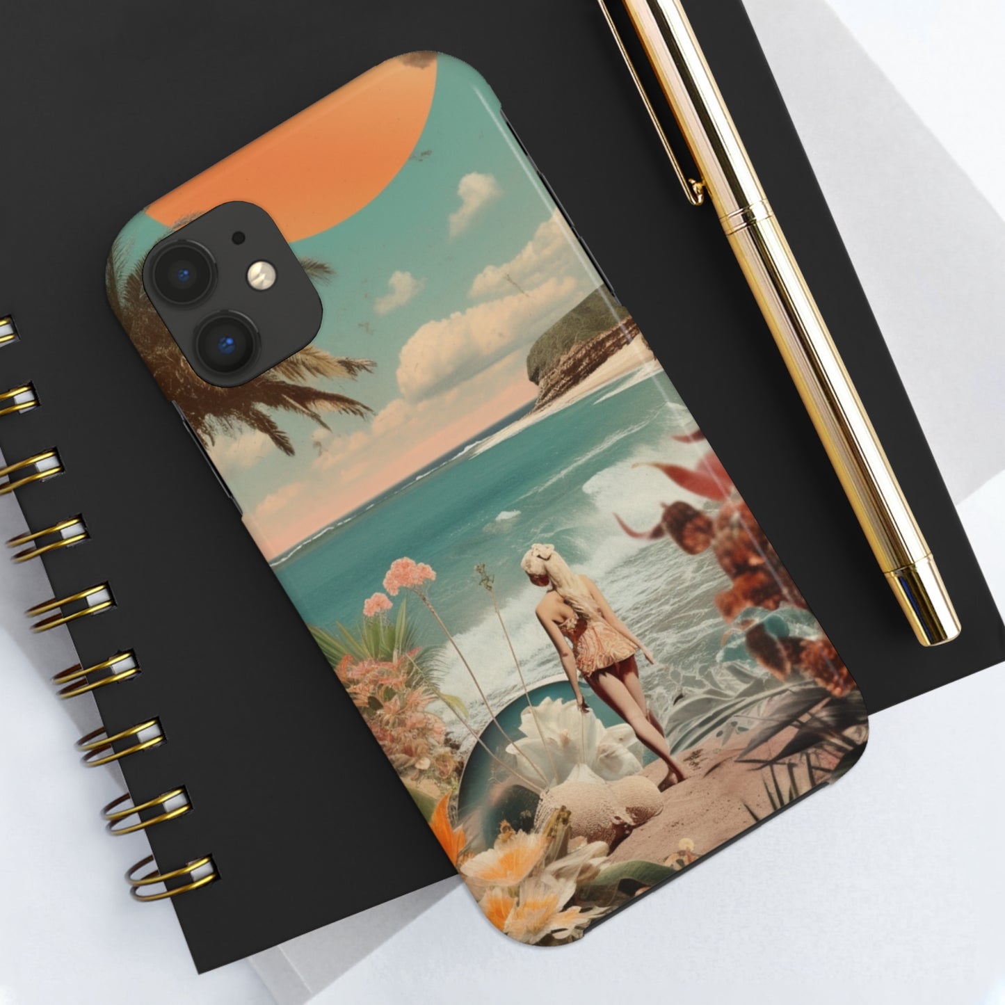 A Day at the Beach iPhone Tough Case | Embrace the Serenity of Coastal Living with Reliable Protection