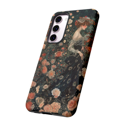 Art Nouveau French Floral Beauty Painting Phone Case