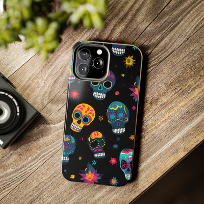 Sugar Skull iPhone Case | Day of the Dead Elegance for Apple iPhone Models