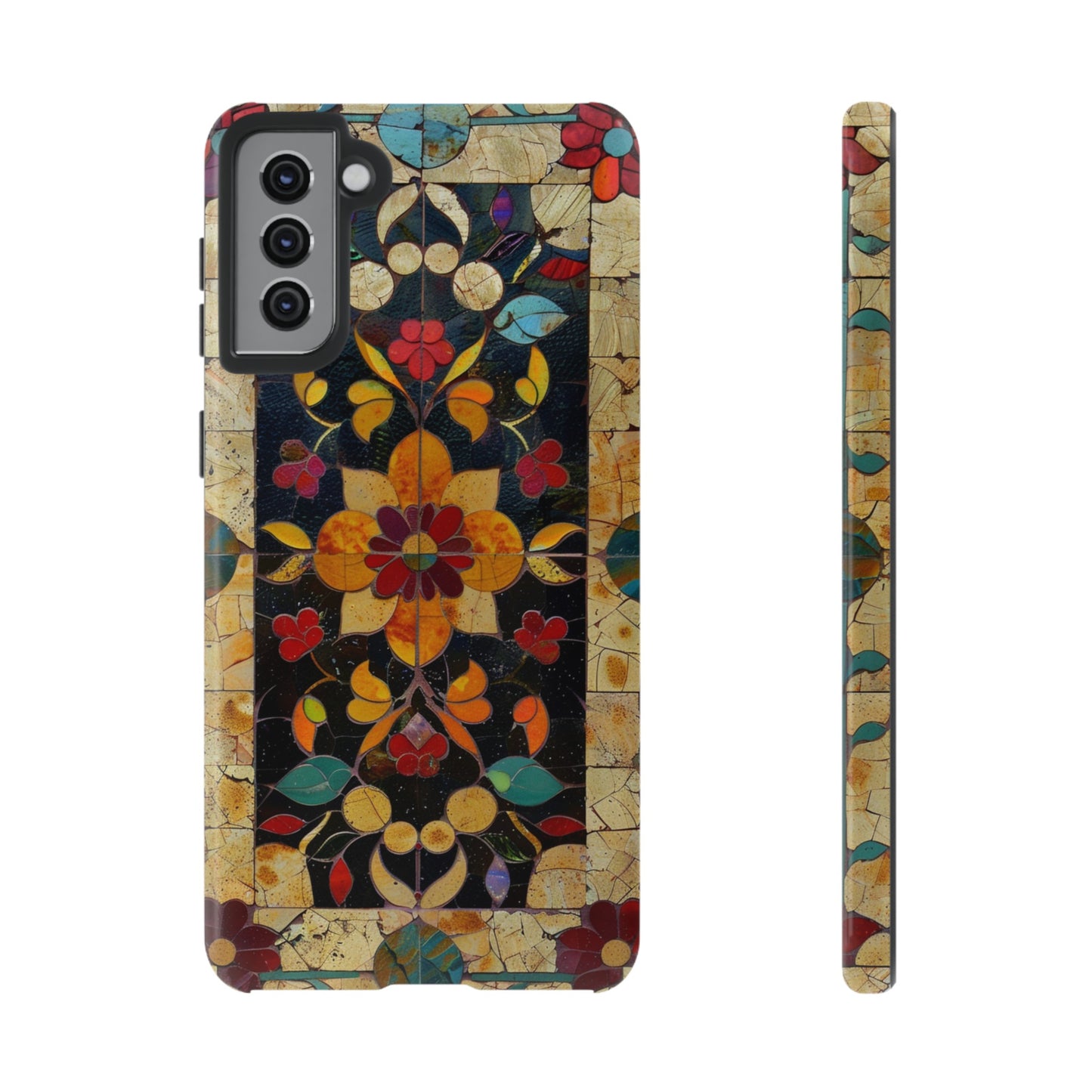 Azulejo Porcelain Vintage Tile Mediterranean Design Phone Case