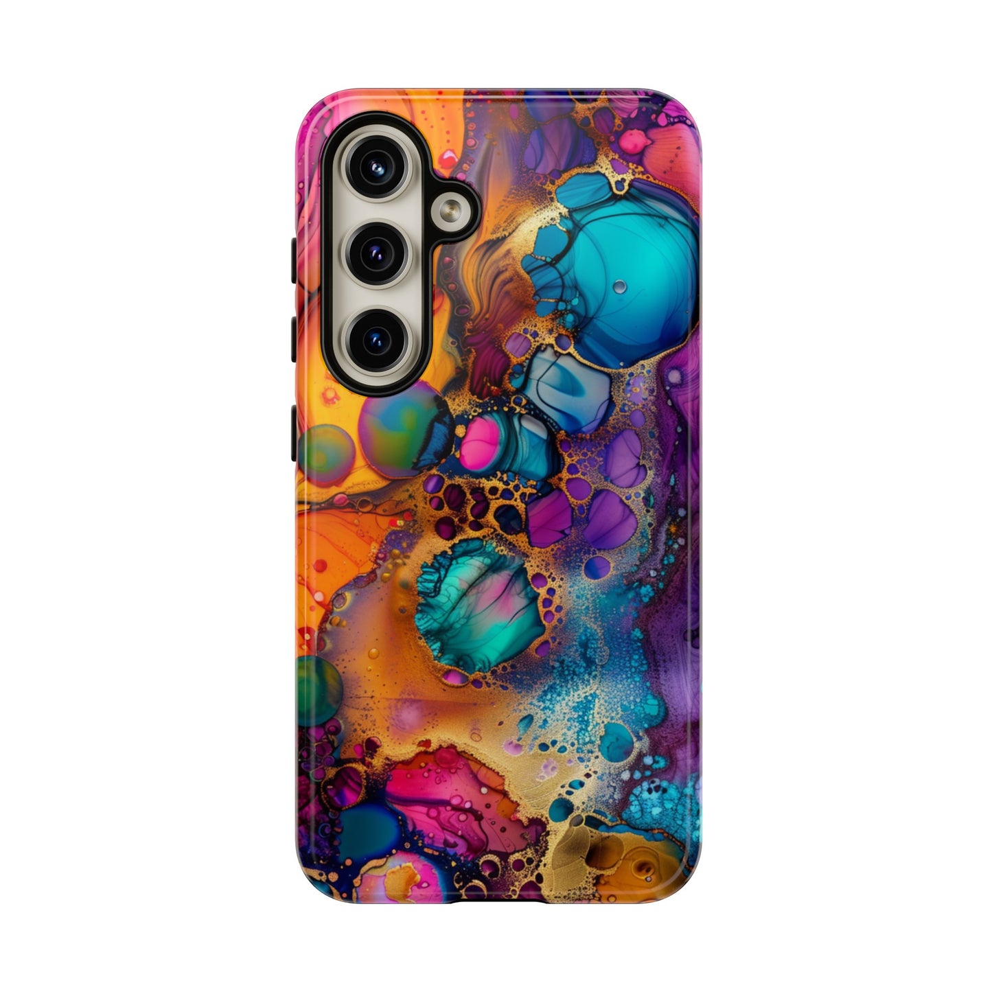 Retro lava lamp design phone case for Samsung Galaxy S24 case