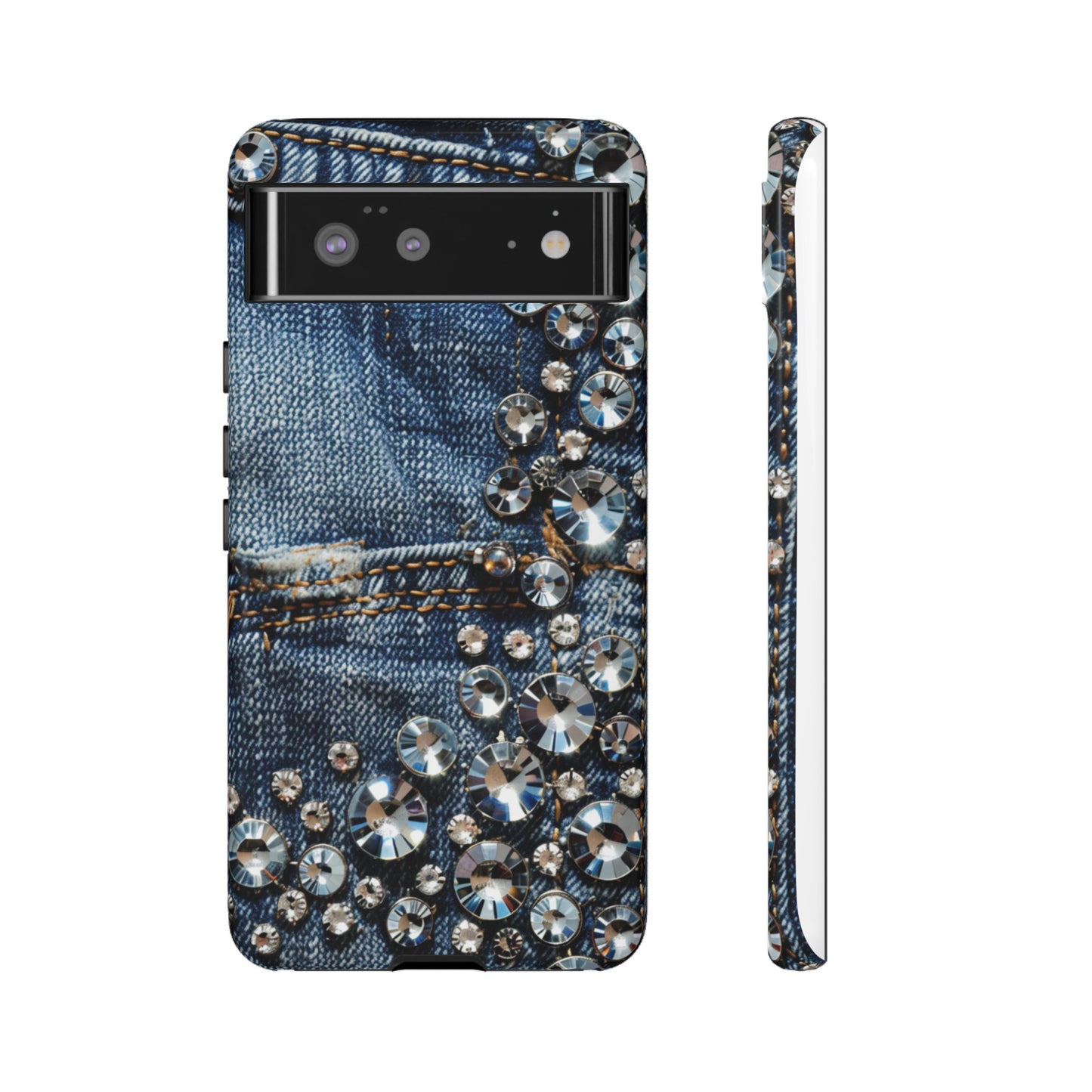 Blue Jean Queen Rhinestone Bling Phone Case