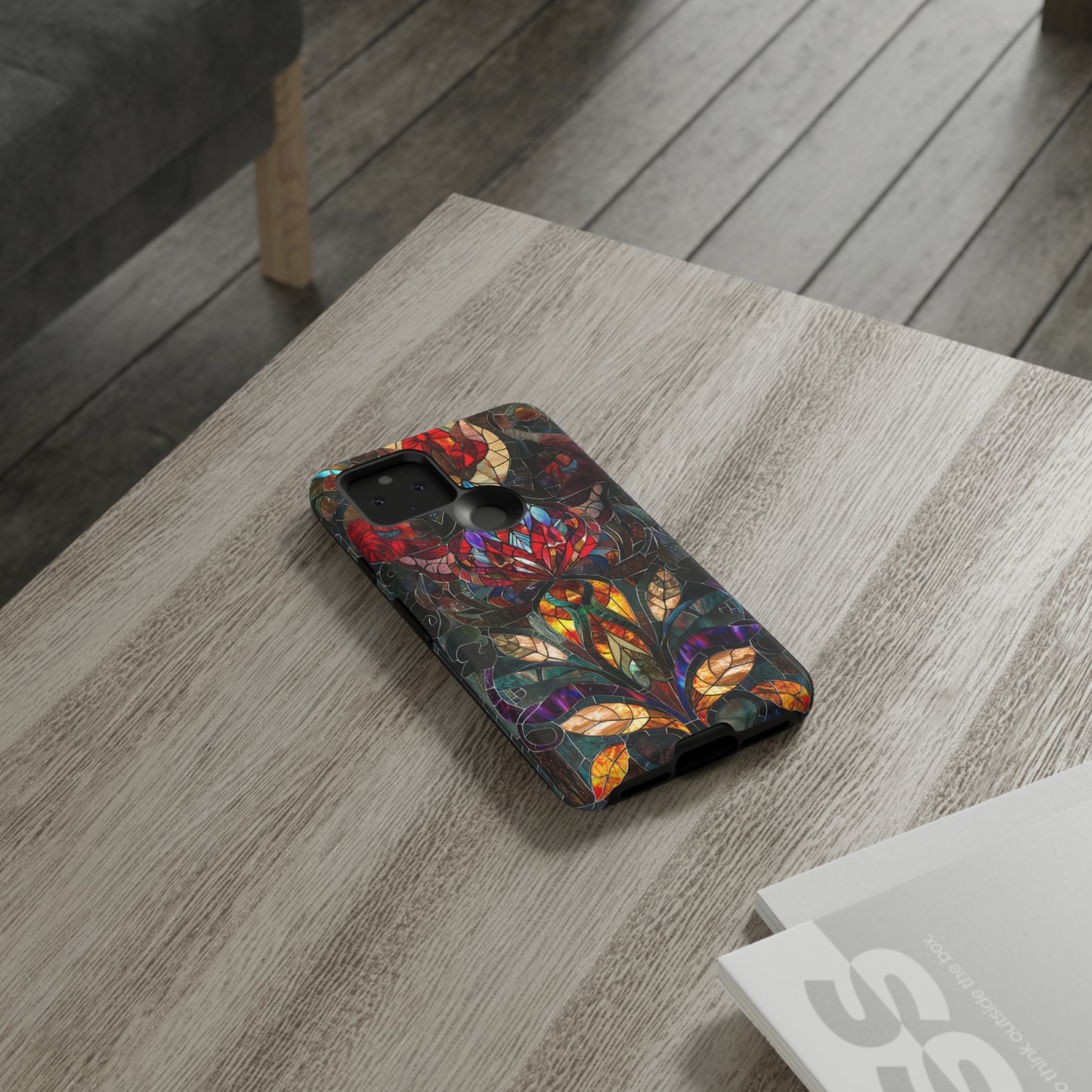 Art Deco Stained Glass floral Phone Case