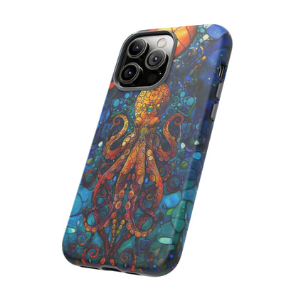 Octopus Stained Glass Undersea Magic Phone Case