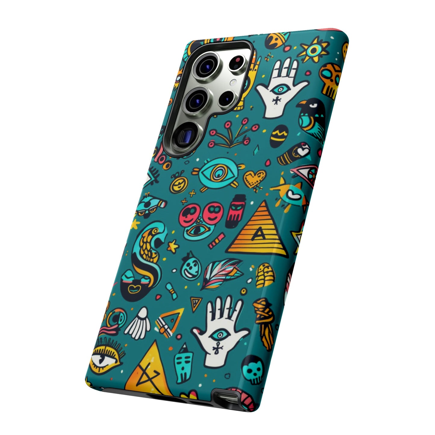 UFOs and Ancient Egypt Talisman Collage Phone Case