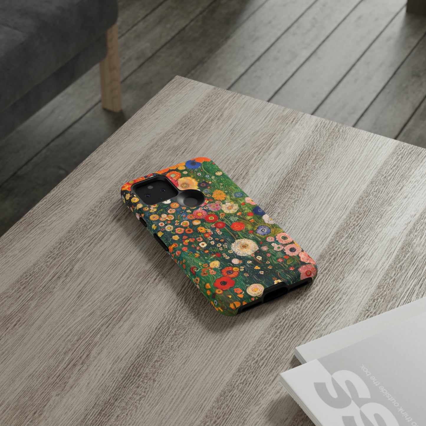 Gustav Klimt Style Flower Garden Painting Phone Case