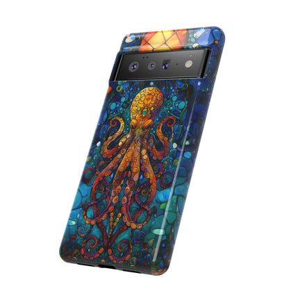 Octopus Stained Glass Undersea Magic Phone Case