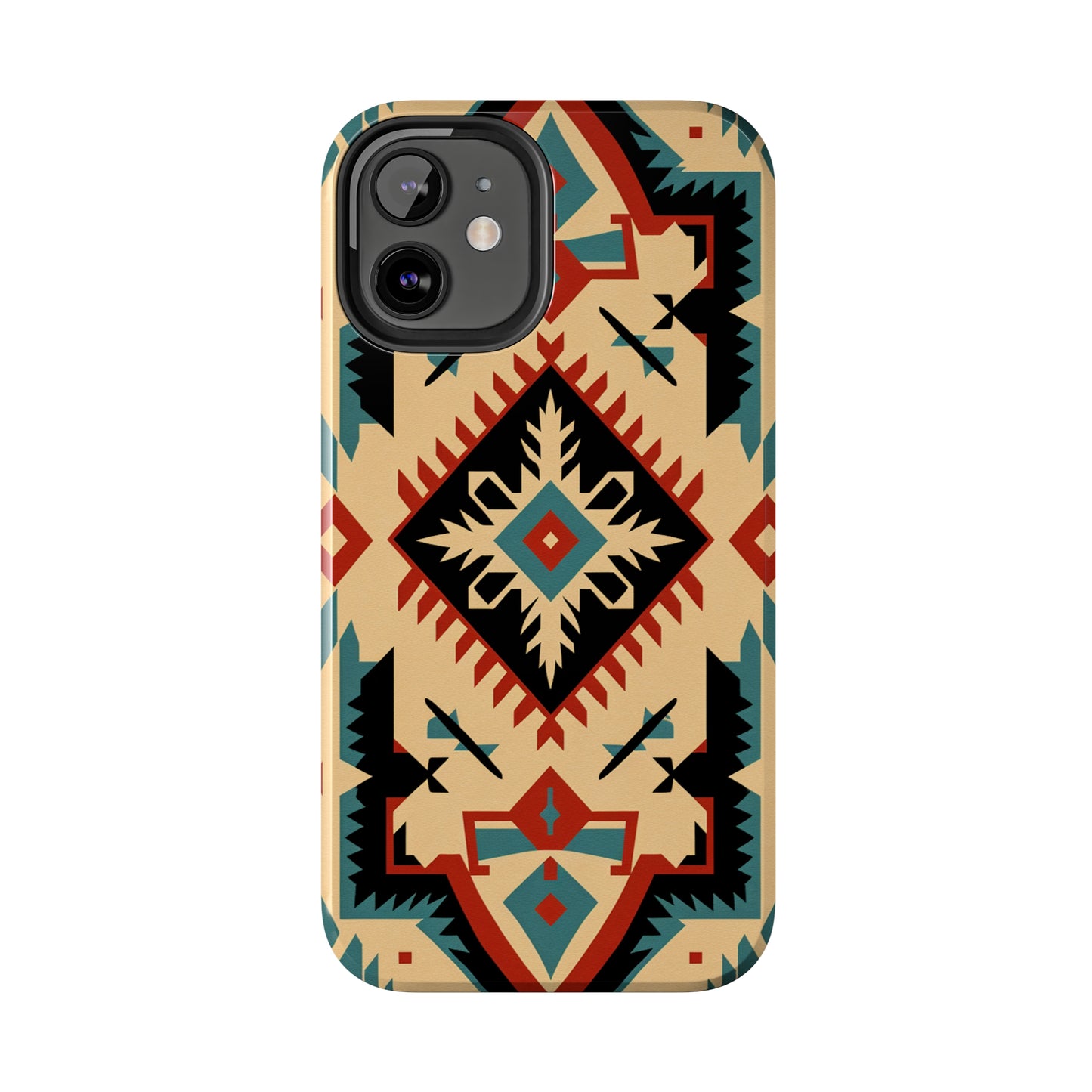 Native American Santa Fe Style Abstract iPhone Case