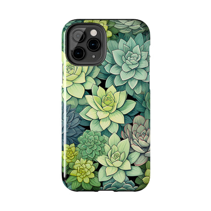 Succulent Desert Cactus Floral iPhone Case | Embrace the Beauty of Arid Elegance