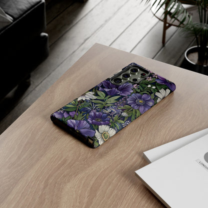 Floral Sage Purple Wildflower Phone Case