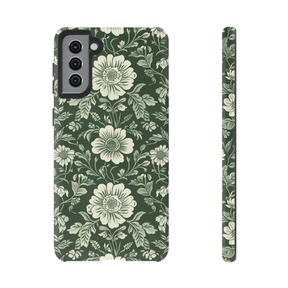 Floral Sage Green Wildflower Phone Case