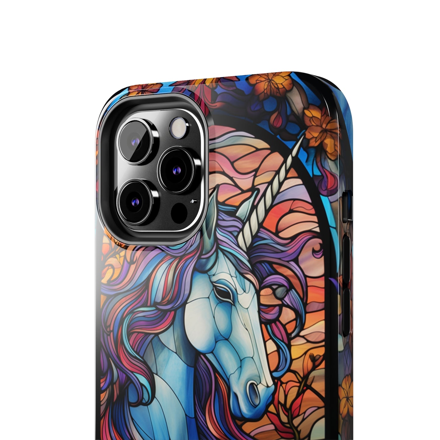 Unicorn Stained Glass iPhone Case | Mythical Beauty and Device Protection