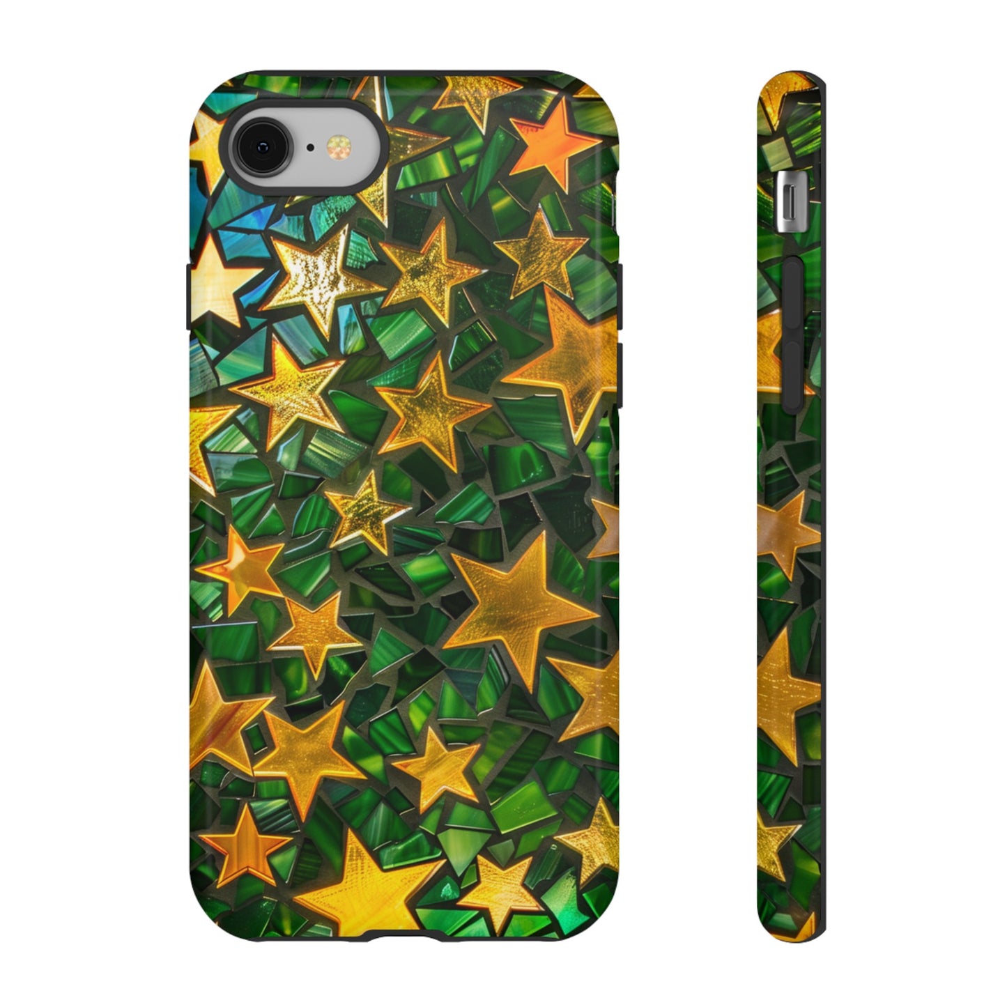 Green Celestial Stained Glass Mosaic Phone Case