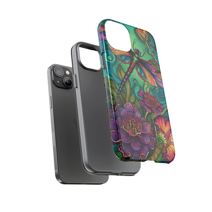 Art Nouveau Dragonfly - A Timeless Symbol of Elegance for Google Pixel, iPhone, and Samsung Cases