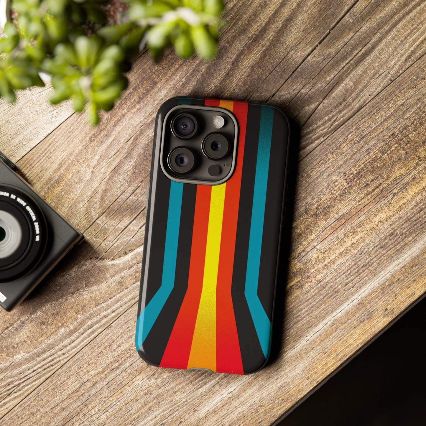 Retro Lines 1980s Flashback Phone Case