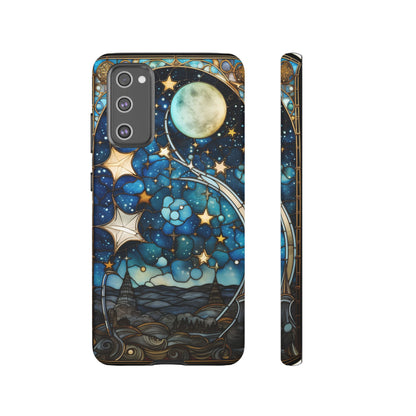 Boho Starry Night Stained Glass Artistry Phone Cover