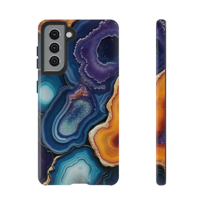 Agate Slice Geode Elegance: Natural Beauty Phone Case