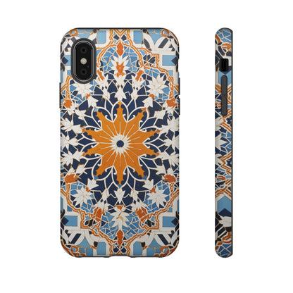 Tile art cover with Moroccan culture flair for iPhone 12