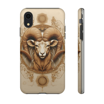 Aries Astrology Stained Glass Phone Case