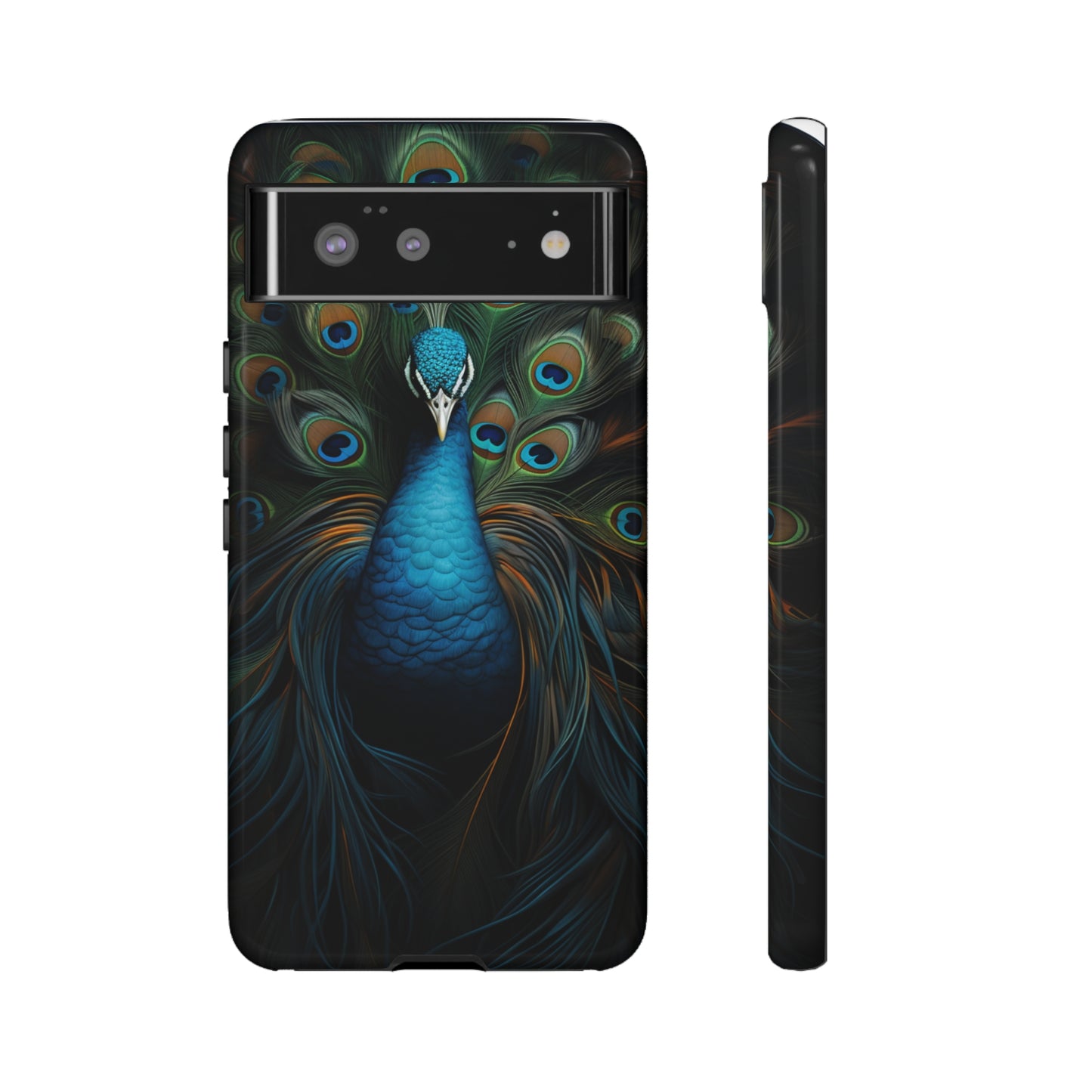 Peacock Feathers iPhone Case - A Timeless Symbol of Elegance for Google Pixel, iPhone, and Samsung Cases