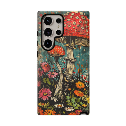 Trippy Magic Mushroom Retro Art Phone Case