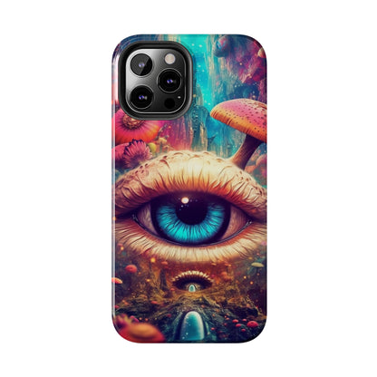 Eye of the Mushroom Psychedelic Art iPhone Case | Embrace the Trippy Enigma