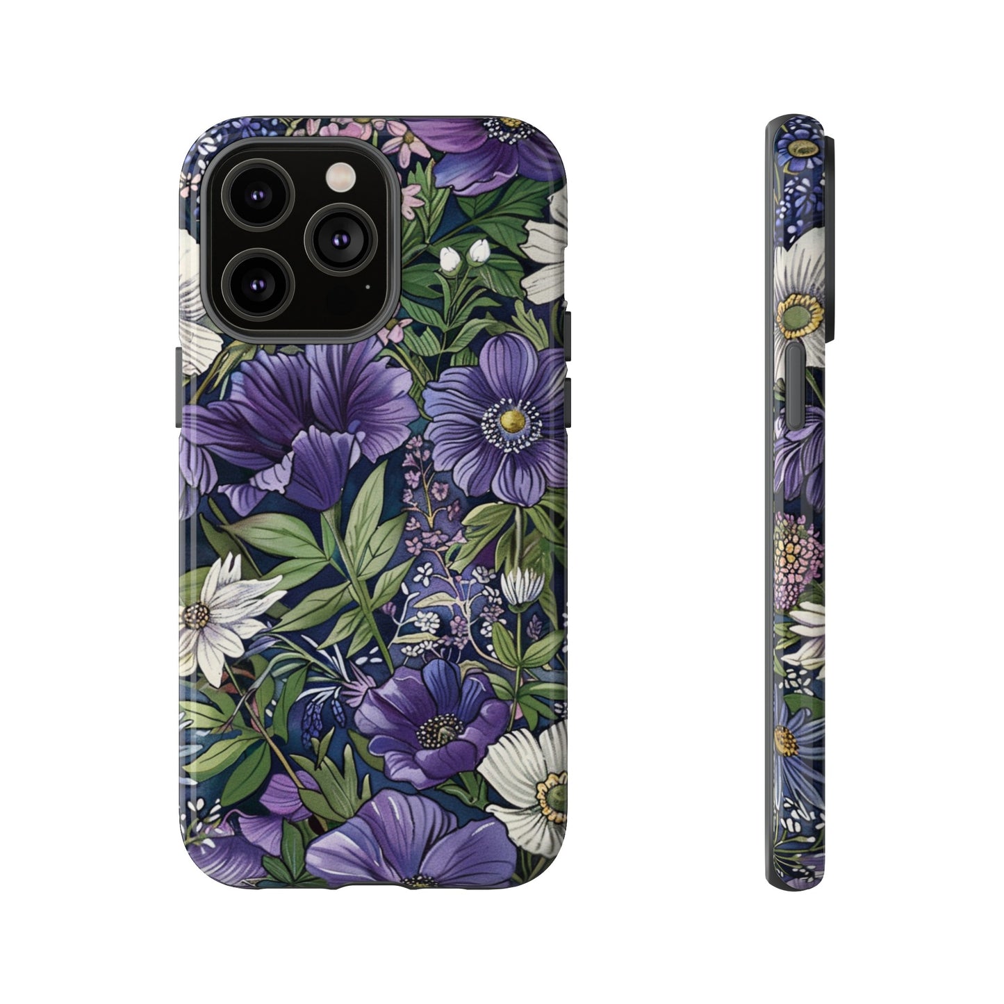 Floral Sage Purple Wildflower Phone Case