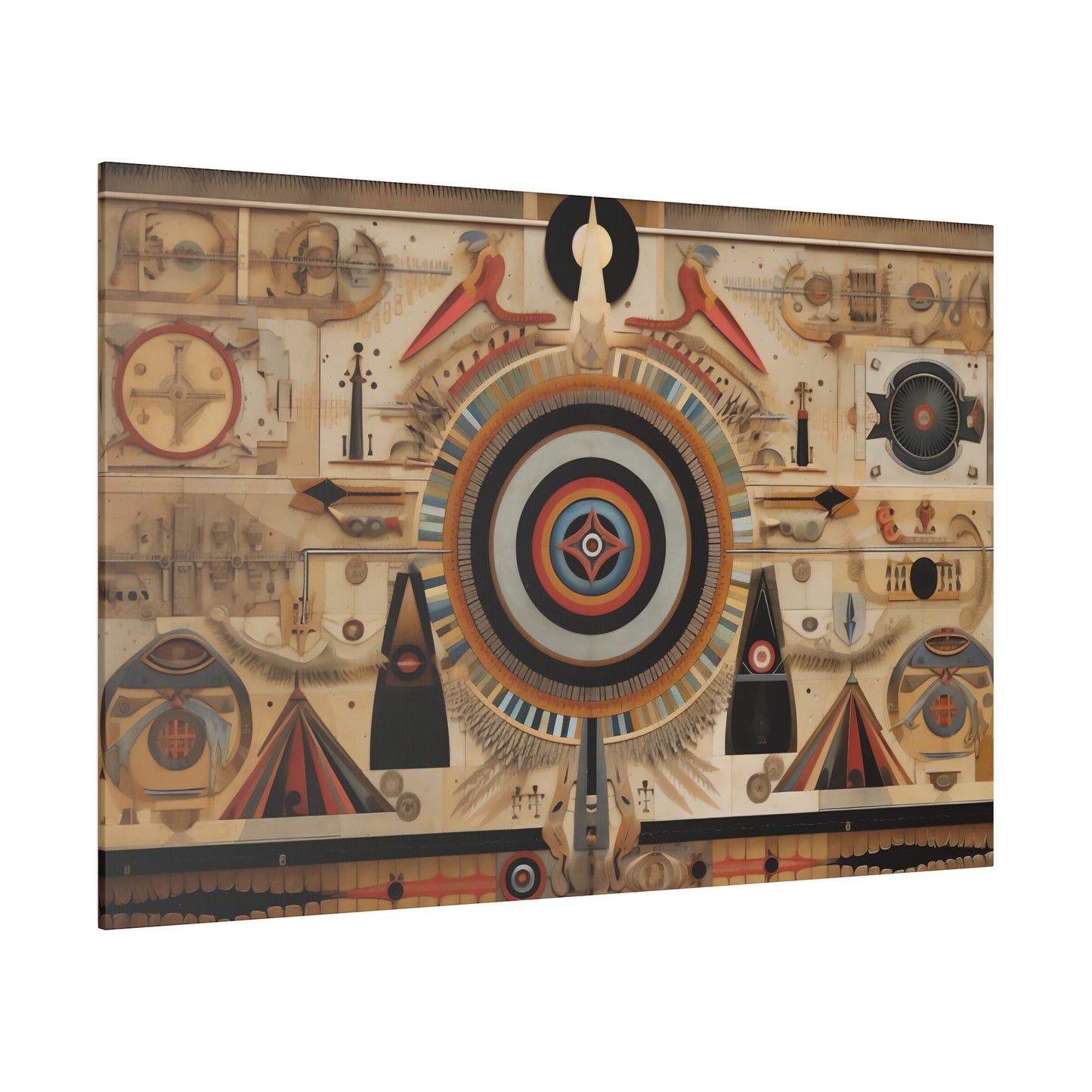 Ancient Egyptian Esoteric Vibe | Vibrant Stretched Canvas Print