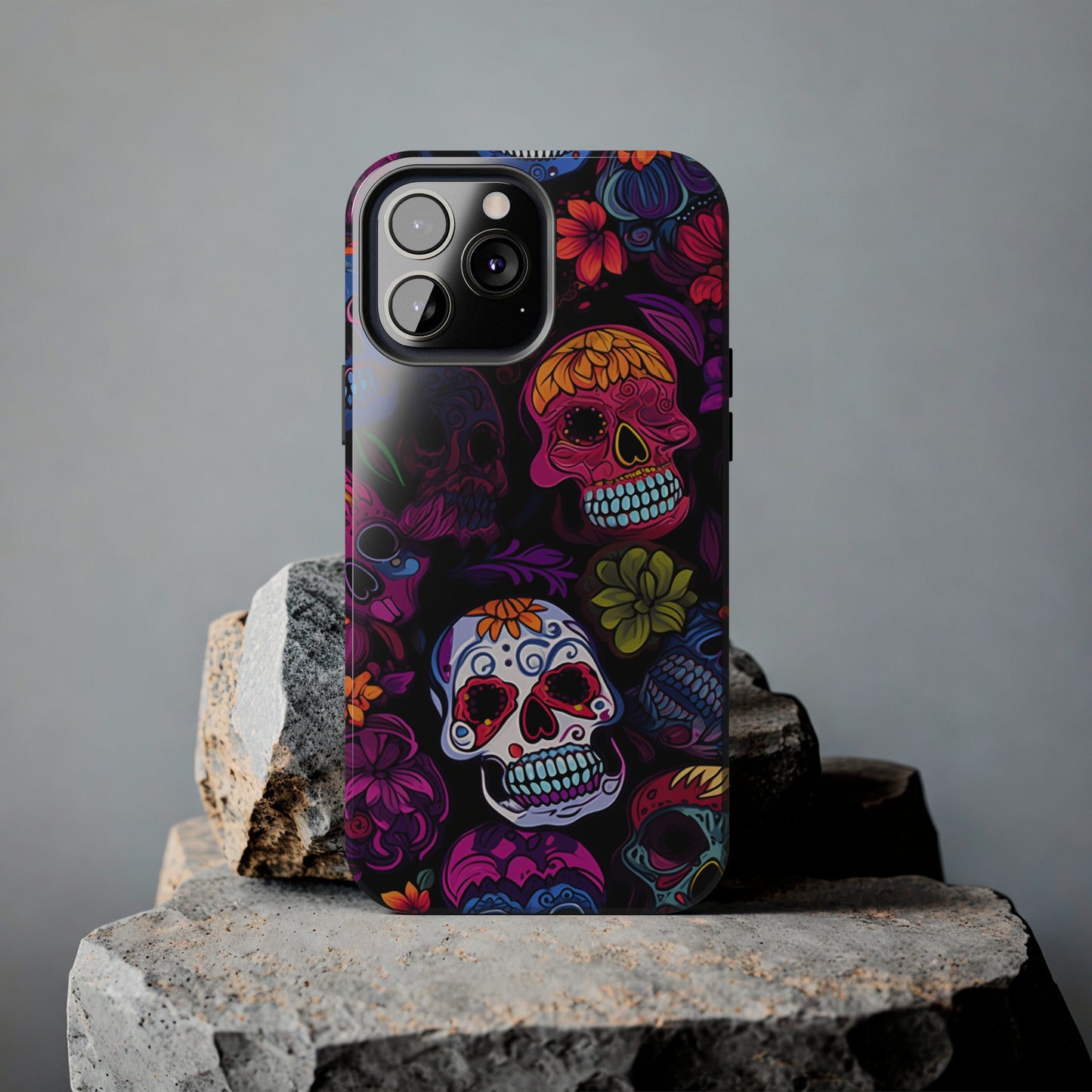 Sugar Skull iPhone Case | Day of the Dead Inspired Design for Halloween