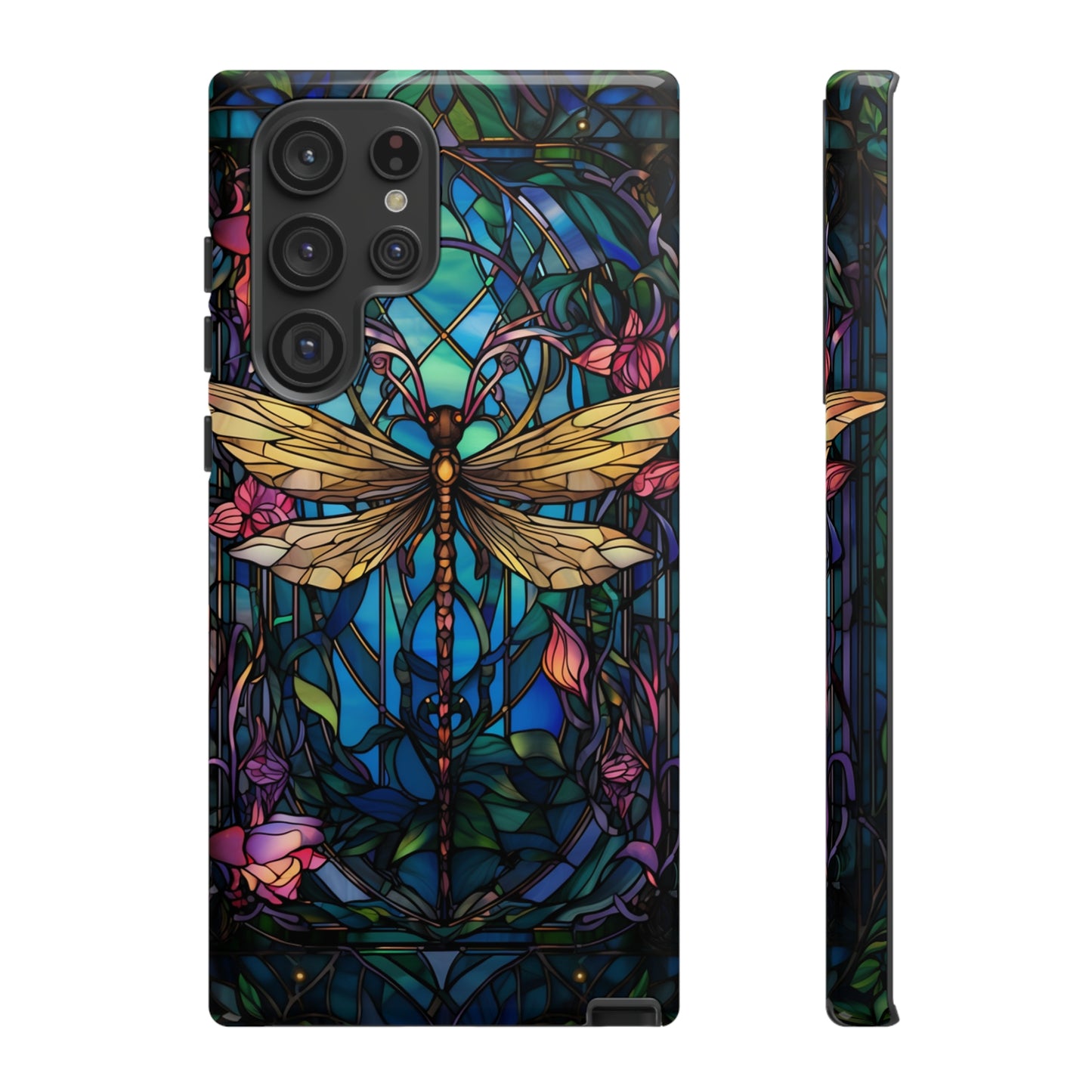 Art Nouveau Dragonfly - A Timeless Symbol of Elegance for Google Pixel, iPhone, and Samsung Cases