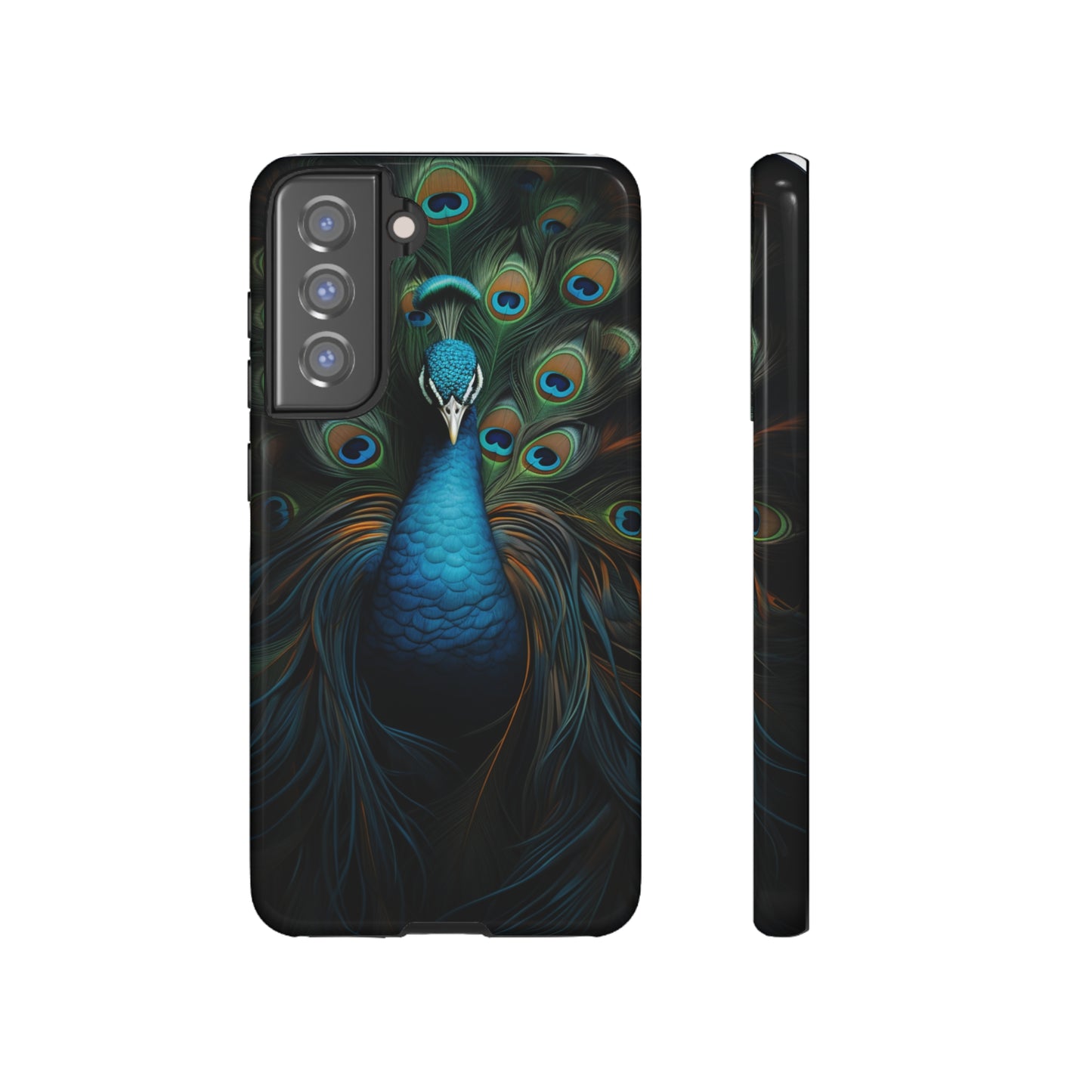 Peacock Feathers iPhone Case - A Timeless Symbol of Elegance for Google Pixel, iPhone, and Samsung Cases